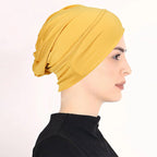 👒 KÖP 1, FÅ 1 GRATIS! ✨ Mjuk, stretchig turbanmössa – mjölkvit, halkfri, mångsidig ✨