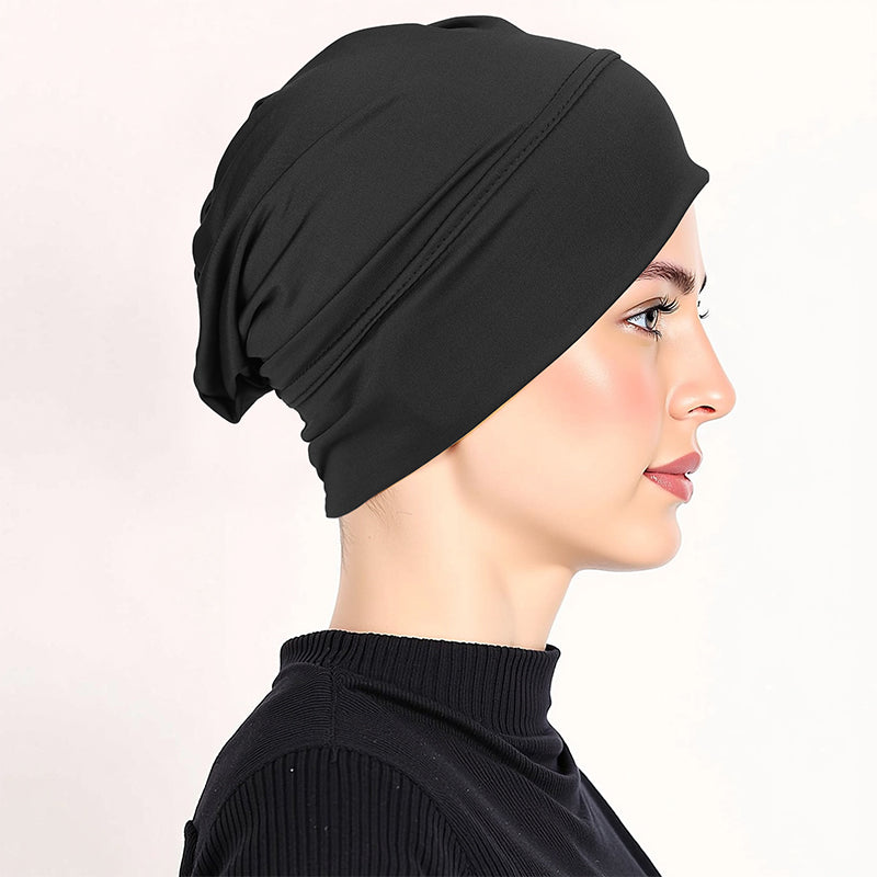 👒 KÖP 1, FÅ 1 GRATIS! ✨ Mjuk, stretchig turbanmössa – mjölkvit, halkfri, mångsidig ✨