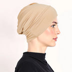 👒 KÖP 1, FÅ 1 GRATIS! ✨ Mjuk, stretchig turbanmössa – mjölkvit, halkfri, mångsidig ✨
