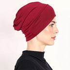 👒 KÖP 1, FÅ 1 GRATIS! ✨ Mjuk, stretchig turbanmössa – mjölkvit, halkfri, mångsidig ✨