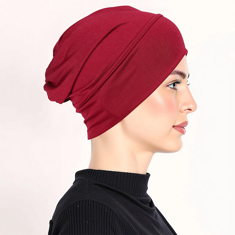 👒 KÖP 1, FÅ 1 GRATIS! ✨ Mjuk, stretchig turbanmössa – mjölkvit, halkfri, mångsidig ✨