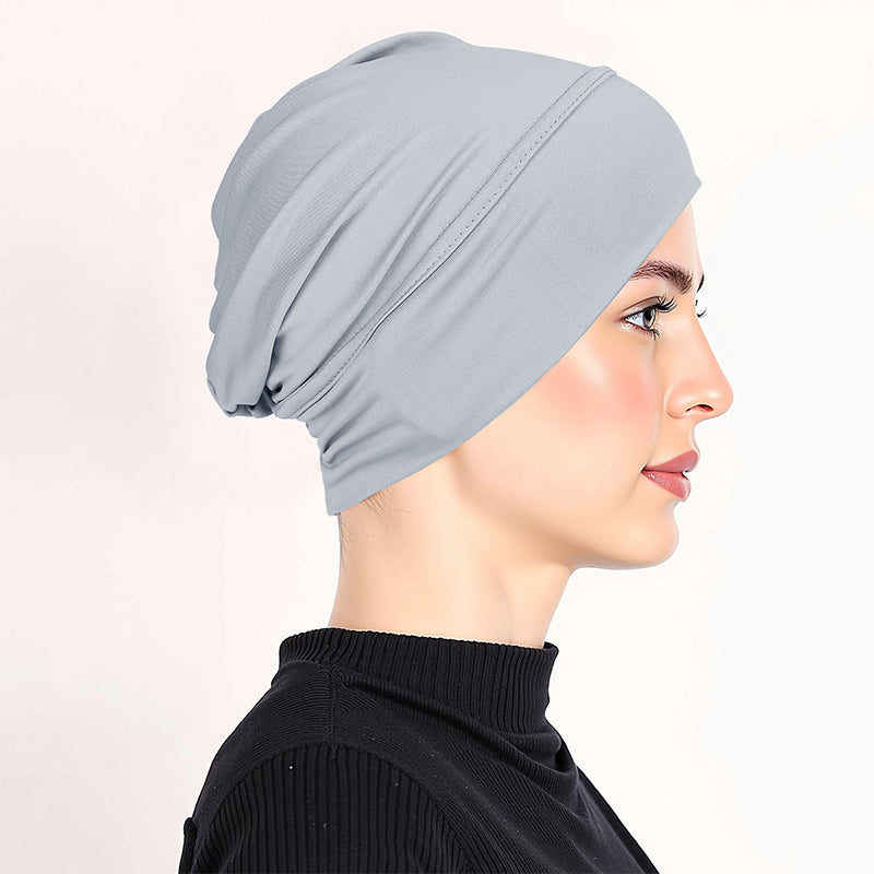 👒 KÖP 1, FÅ 1 GRATIS! ✨ Mjuk, stretchig turbanmössa – mjölkvit, halkfri, mångsidig ✨