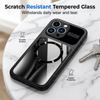 📱 BEGRÄNSAD TID: 50 % RABATT! ✨ Magnetiskt mobilskal i härdat glas – stötsäkert, kompatibelt med MagSafe ✨