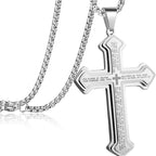 ✝️ Korshalsband med ”Fader vår” – Unisex