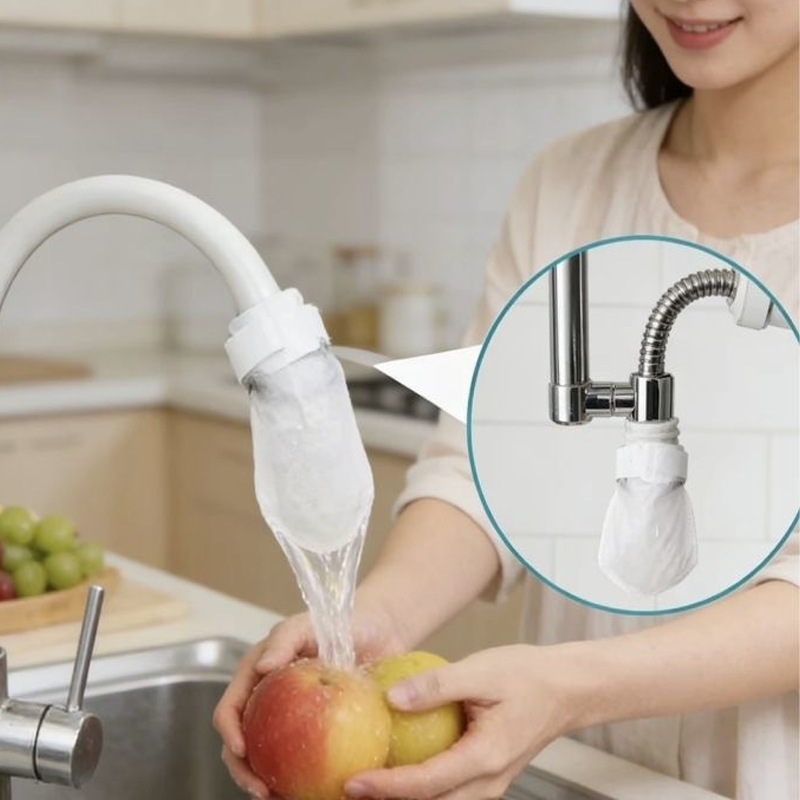 📢📢50 % RABATT !! ⏰Stänkskyddat filter för kökskran som avlägsnar sediment och ros