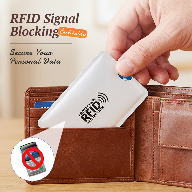 🚨 RFID-kortfodral: Blockerar skannrar och skyddar dina uppgifter 💳