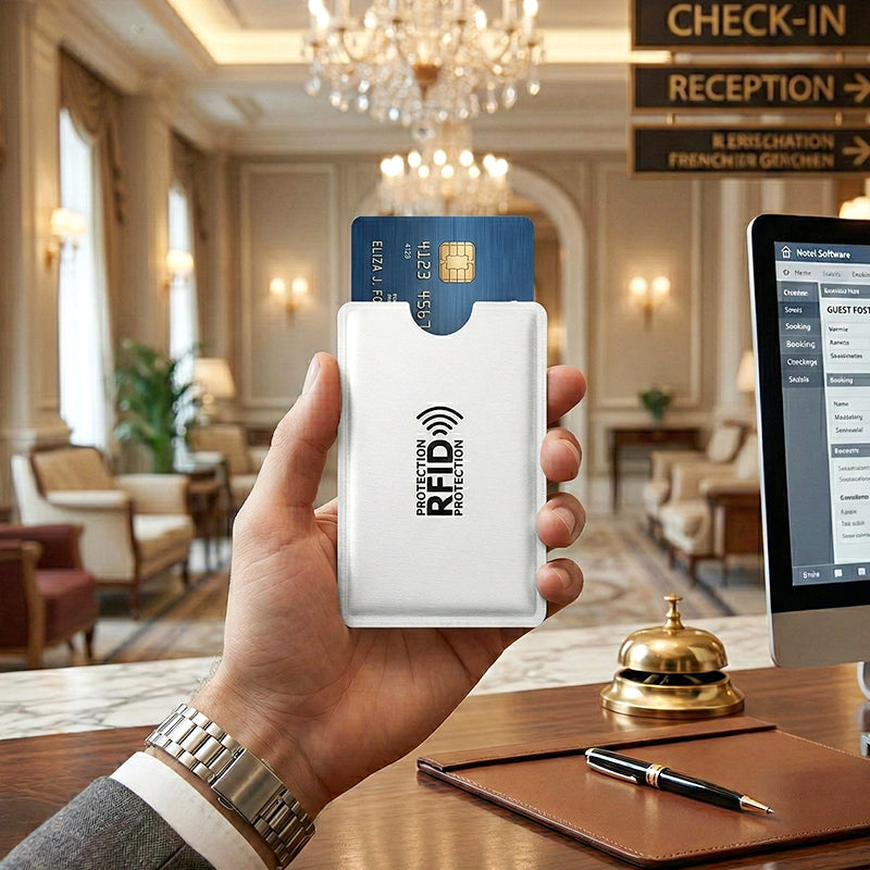 🚨 RFID-kortfodral: Blockerar skannrar och skyddar dina uppgifter 💳