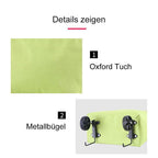 2-i-1 hopfällbar kundvagn
