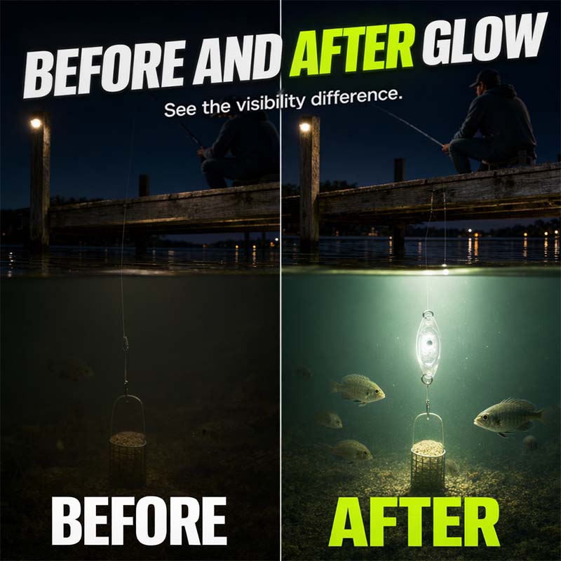 🔥50 % tidsbegränsad rabatt 🎣Ultraklar fiskelampa🌊Din oumbärliga fiskeutrustnin