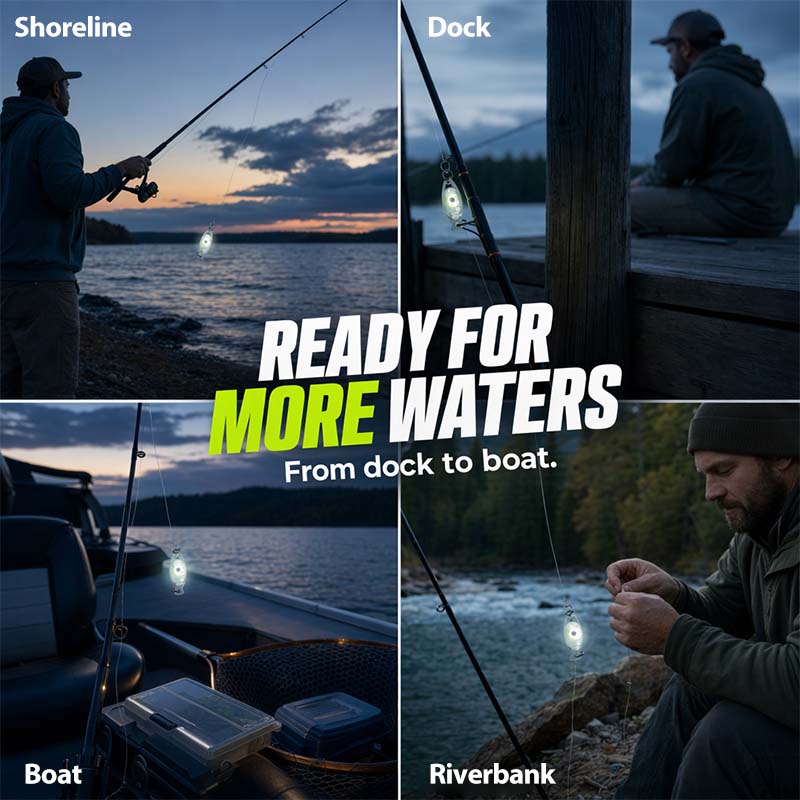 🔥50 % tidsbegränsad rabatt 🎣Ultraklar fiskelampa🌊Din oumbärliga fiskeutrustnin