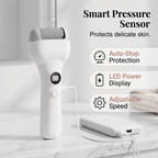 Uppladdningsbart elektriskt pedikyrverktyg med intelligent trycksensor