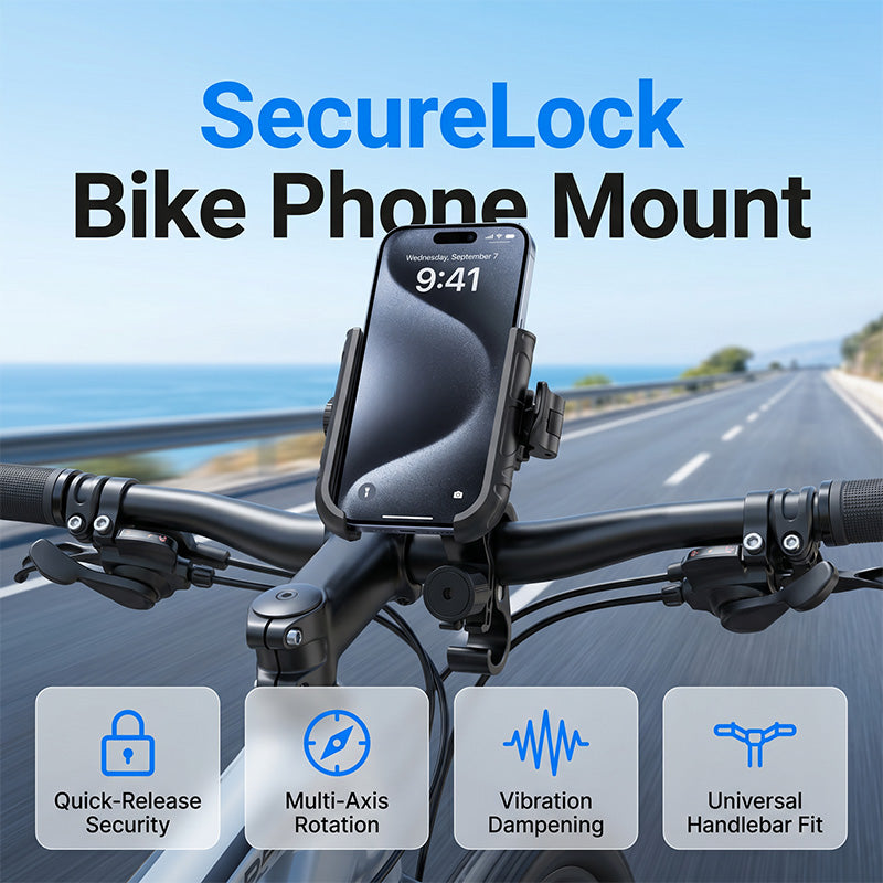 🎉 Rea 2026 – Över 42 000 sålda! 🚴‍♂️ Cykelhållare för mobil med snabbkoppling – SecureLock och stötsäker vaddering 📱