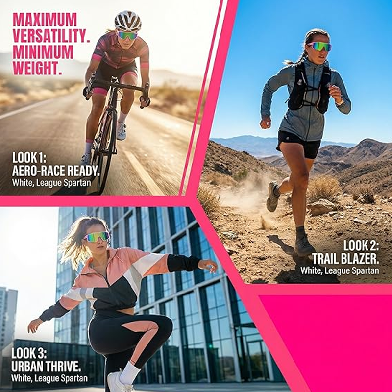 🎉 Rea 2026 — Över 96 000 sålda! 🕶️ Polariserade sportglasögon för män och kvinnor – UV400 och färgglada spegellinser 🏃