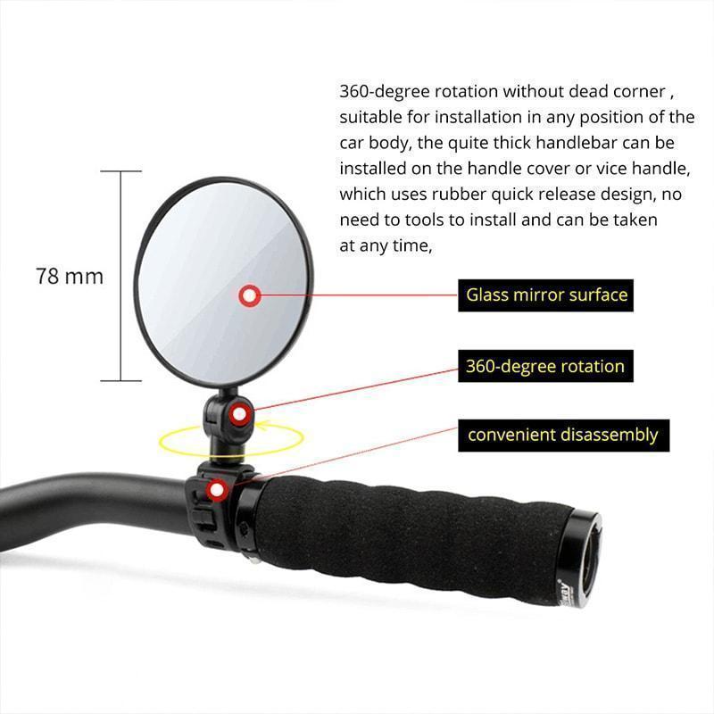Backspegel som kan vridas 360 grader