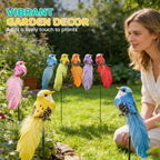 🐦 Fåglar av konstgjorda fjädrar med klämma (12 stycken per förpackning