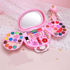 🎉 2026 Sale — Over 26,000 Sold!💖 Kids Washable Makeup Toy Set with Portable Pink Handbag 👛