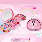 🎉 2026 Sale — Over 26,000 Sold!💖 Kids Washable Makeup Toy Set with Portable Pink Handbag 👛