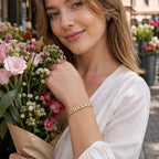🎉 Rea 2026 – Över 13 000 sålda! 💞 Elegant guldfärgat kedjearmband för dame
