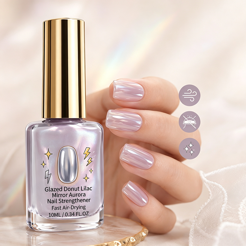 🎉 2026-rea — Över 24 700 sålda!💅 Lilac Glossy Mirror nagelförstärkar