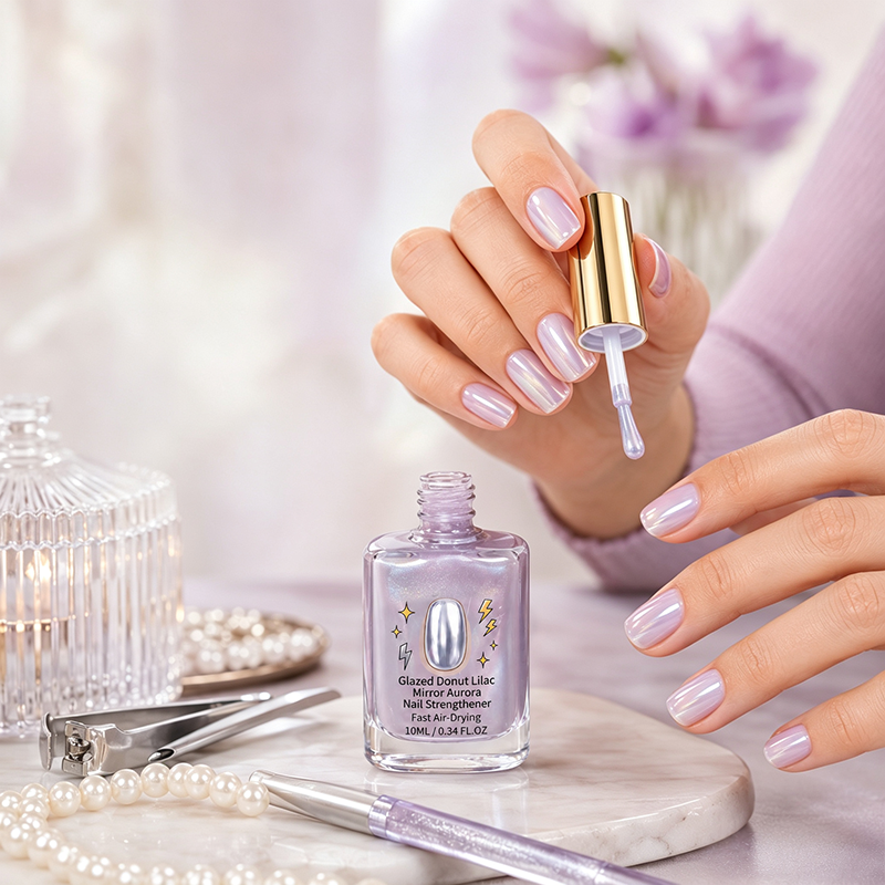 🎉 2026-rea — Över 24 700 sålda!💅 Lilac Glossy Mirror nagelförstärkar