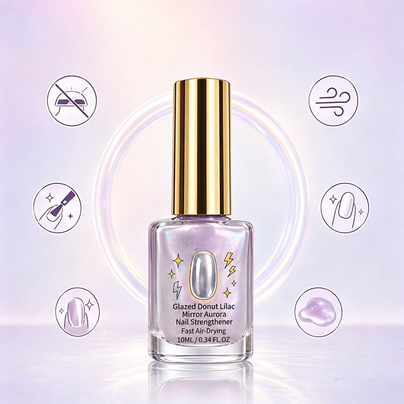 🎉 2026-rea — Över 24 700 sålda!💅 Lilac Glossy Mirror nagelförstärkar