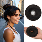💁‍♀️Quick‑Fit Voluminous Hair Wrap | Realistisk syntetisk hårknut för vardagsbruk och festliga tillfälle