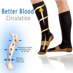 🧦 50 % RABATT UNDER BEGRÄNSAD TID! ⚡ Unisex-kompressionsstrumpor med koppar och graderad kompression – ger stöd, håller fötterna fräscha och passar i många sammanhang