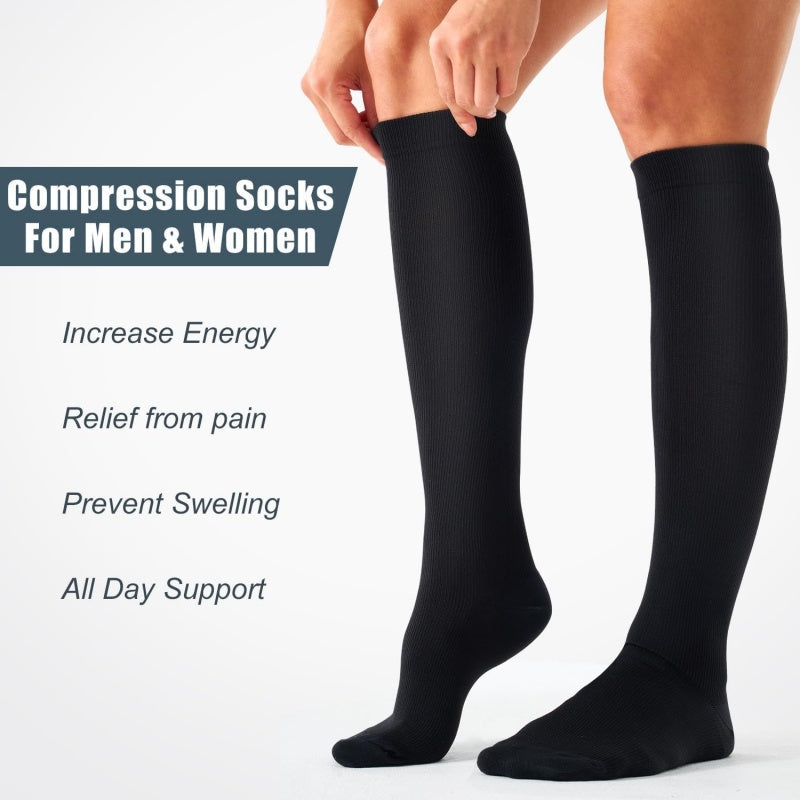 🧦 50 % RABATT UNDER BEGRÄNSAD TID! ⚡ Unisex-kompressionsstrumpor med koppar och graderad kompression – ger stöd, håller fötterna fräscha och passar i många sammanhang