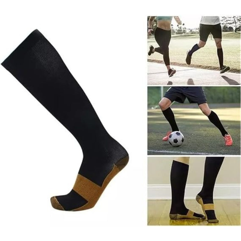 🧦 50 % RABATT UNDER BEGRÄNSAD TID! ⚡ Unisex-kompressionsstrumpor med koppar och graderad kompression – ger stöd, håller fötterna fräscha och passar i många sammanhang