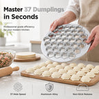 🥰SLUTREA – 50 % RABATT🥟 Dumplingform med 37 hål – Gör 37 dumplings på en gång