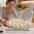 🥰SLUTREA – 50 % RABATT🥟 Dumplingform med 37 hål – Gör 37 dumplings på en gång